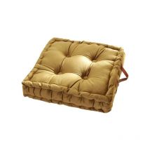 Coussin de sol- Coussin épaissi- Jaune, 42x42cm