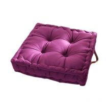 Coussin de sol- Coussin épaissi- Pourpre, 42x42cm