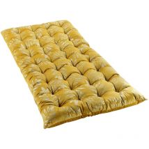 Coussin de sol ou Matelas de sol Adelor exotique jaune