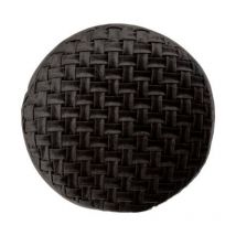 Coussin de Sol Velours Tressé 'Suite' 40cm Gris