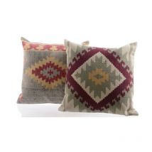 Coussin de style aztèque. Pièce unique