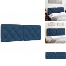 Coussin de tête de lit bleu 140 cm tissu - Coussin De Tête De Lit - Coussins De Tête De Lit - Oreiller De Tête De Lit - Tête De Lit Rembourrée