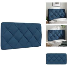 Coussin de tête de lit bleu 90 cm tissu - Coussin De Tête De Lit - Coussins De Tête De Lit - Oreiller De Tête De Lit - Tête De Lit Rembourrée