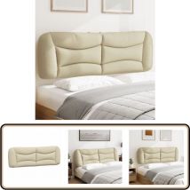 Coussin de tête de lit crème 160 cm tissu - Coussin De Têted Lit - Tête De Lit - Oreiller De Tête - Tête De Lit Décorative - Literie