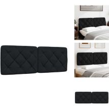 Coussin de tête de lit noir 140 cm tissu - Coussin De Tête De Lit - Coussins De Tête De Lit - Oreiller De Tête De Lit - Tête De Lit Rembourrée