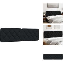 Coussin de tête de lit noir 160 cm tissu - Coussin De Tête De Lit - Coussins De Tête De Lit - Oreiller De Tête De Lit - Tête De Lit Rembourrée