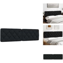 Coussin de tête de lit noir 180 cm tissu - Coussin De Tête De Lit - Coussins De Tête De Lit - Oreiller De Tête De Lit - Tête De Lit Rembourrée
