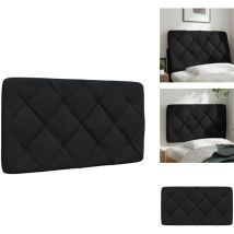 Coussin de tête de lit noir 90 cm tissu - Coussin De Tête De Lit - Coussins De Tête De Lit - Oreiller De Tête De Lit - Tête De Lit Rembourrée