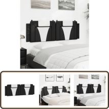 Coussin de tête de lit noir et blanc 160 cm similicuir - Coussin De Tête - Tête De Lit - Tête De Lit Décorative - Similicuir - Literie