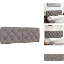 Coussin de tête de lit taupe 120 cm tissu - Coussin De Tête De Lit - Coussins De Tête De Lit - Oreiller De Tête De Lit - Tête De Lit Rembourrée