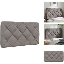Coussin de tête de lit taupe 90 cm tissu - Coussin De Tête De Lit - Coussins De Tête De Lit - Oreiller De Tête De Lit - Tête De Lit Rembourrée