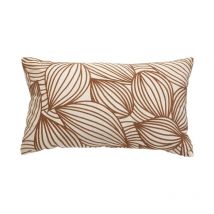 Coussin Déco Floqué 'Automne' 30x50cm Rouille