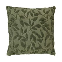 Coussin Déco Jacquard 'Lethon' 50x50cm Vert Clair