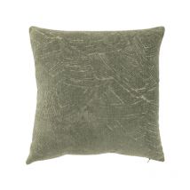 Coussin Déco 'Texturé' 45x45cm Vert Foncé