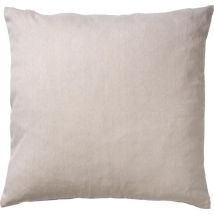 Coussin décoratif Dutch Decor james 45x45 cm Coton durable Couleur unie Pierre ponce Beige Coussin intérieur inclus