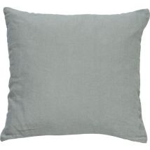 Coussin décoratif Dutch Decor linn 45x45cm 100% lin Couleur unie Jadéite Vert clair Coussin intérieur inclus