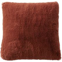 Coussin Déhoussable 45 x 45 cm en Fausse Fourrure – Renard