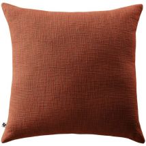 Coussin Déhoussable 60 x 60 cm - 100% coton Sixtine Terracotta