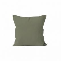 Coussin déhoussable 40x40 cm ALIX kaki , par Soleil d'ocre