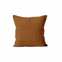 Soleil D Ocre - Coussin déhoussable 60x60 cm alix ocre, par Soleil d'ocre