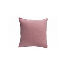 Coussin Delave Lin Vieux Rose - l 45 x l 45 x h 1 cm