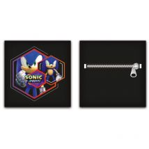 Coussin Sonic Prime avec poche 35x35 cm