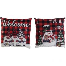 Coussin of the Brand, Multicolore, of polyester (40 x 40 x 10 centimètres) S3052480 - ean : 8424002071394 - Dkd Home Decor