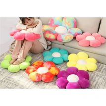 Coussin d'oreiller à Fleurs Coussin de Plancher Coussins de siège de Chaise Oreiller Tatami Oreiller décoratif en Peluche Canapé-lit Oreiller (30cm,
