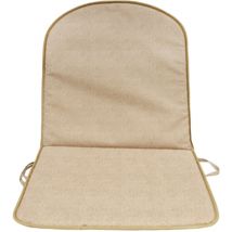 Gemitex - 8 x coussin de dossier bas double tortora