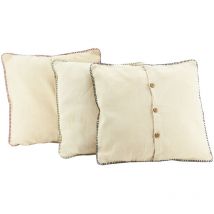 Coussin en coton (Lot de 3)
