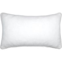 Coussin en gaze de coton 30 x 50 cm Pop color ecru