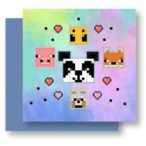 Coussin en Peluche Minecraft - Multicolore 35x35 cm