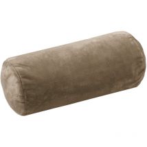 Coussin polochon doudou couleur lin