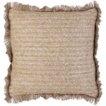Coussin à franges en raphia 40 cm