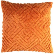 Coussin en tissu orange cm40x40h12