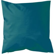 Coussin extérieur imperméable et déhoussable Bleu Paon 40x40 cm