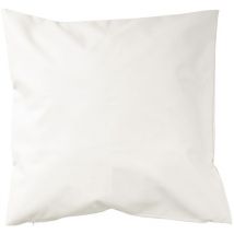 Coussin extérieur imperméable et déhoussable Blanc 40x40 cm