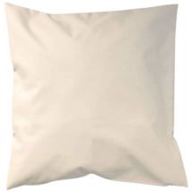 Coussin extérieur imperméable et déhoussable Beige 70x70 cm
