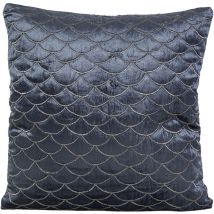 Coussin en velours brodé