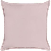 Beliani - Coussin en Velours Rose 60 x 60 cm Rembourrage en Polyester Style Glamour Eustoma