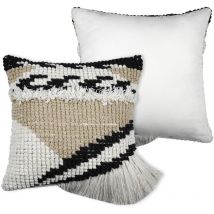 Coussin ethnique et authentique Naturel 45x45 cm