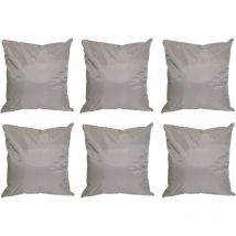 Cotton Wood - Coussin extérieur carré 60 cm Sun (Lot de 6)