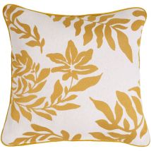 Coussin Feuillage Style Henri Matisse Jaune 45x45 cm