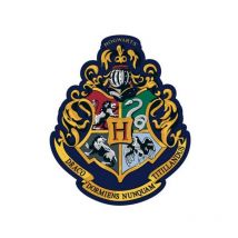 Coussin forme Harry Potter Blason Château de Poudlard 30x33cm