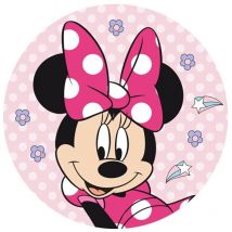 Coussin Forme Minnie Disney - Rose à pois blanc