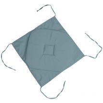 Coussin galette de chaise 4 rabats ecume 40x40cm