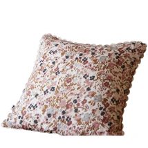 Coussin gaze de coton 40 x 40 cm Capucine beige