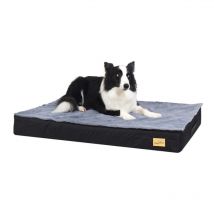Bingo Paw - Coussin Grand Chien Déhoussable: Panier pour Chien Orthopédique Grande Taille Tapis pour Chiens Lavable Matelas Imperméable en Mousse - l