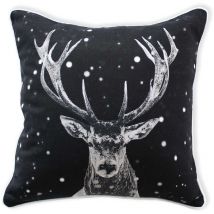 Coussin imprimé cerf Epicéa