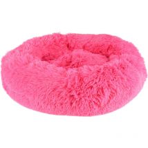 Animallparadise - Coussin krems rond rose anti stress ø 50 cm pour chiens
